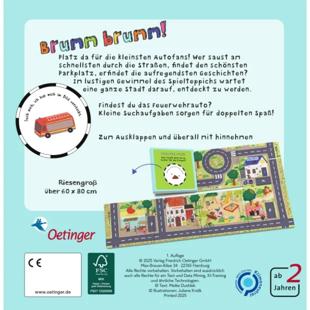 Oetinger Mein Spielteppich Buch Stadt