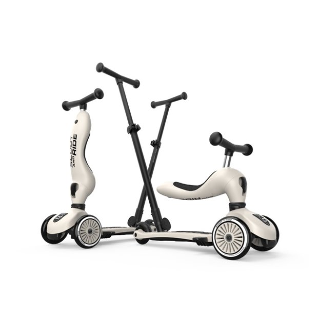 Scoot and Ride Highwaykick 1 Schiebestange natur