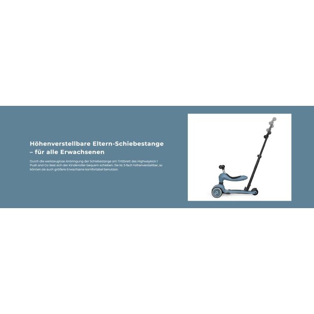 Scoot and Ride Highwaykick 1 Schiebestange beere