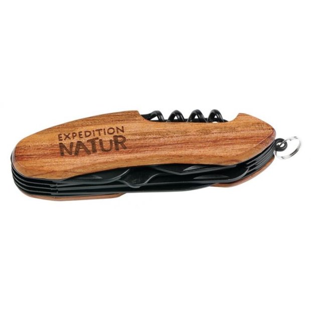 moses Natur Outdoor-Taschenmesser Holz