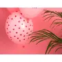 Partydeco Luftballon rote Herzen rosa 6 Stück