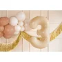 Partydeco Folienballon Zahl 3 beige