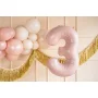 Partydeco Folienballon Zahl 3 hellrosa