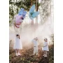 Partydeco Folienballon Schmetterling blau