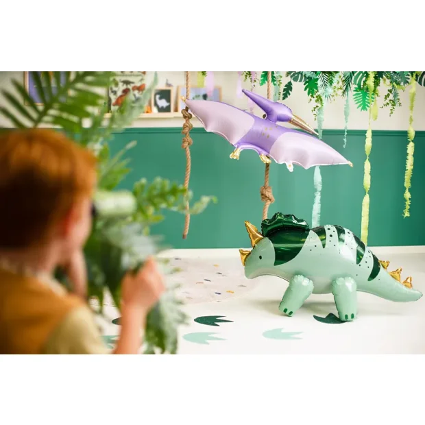 Partydeco stehender Folienballon Dinosaurier