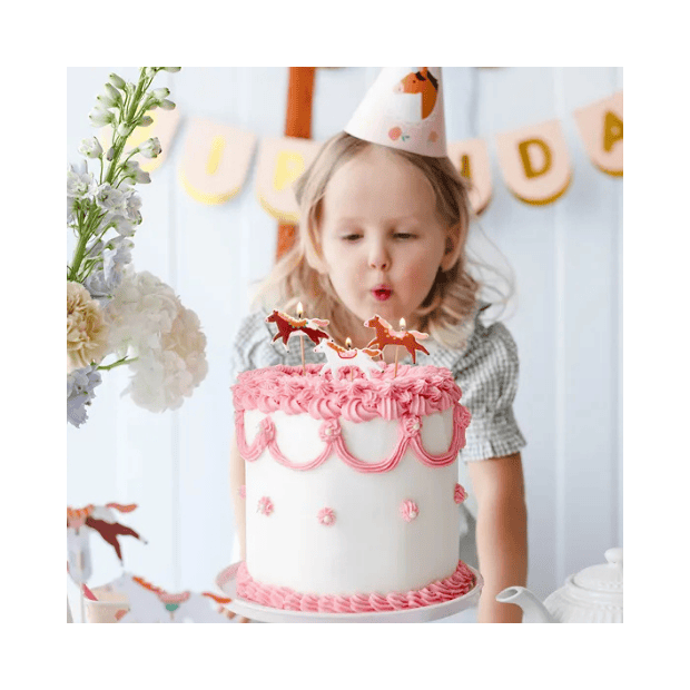 Partydeco Kuchenkerze Pferd