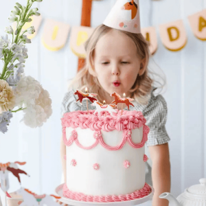 Partydeco Kuchenkerze Pferd