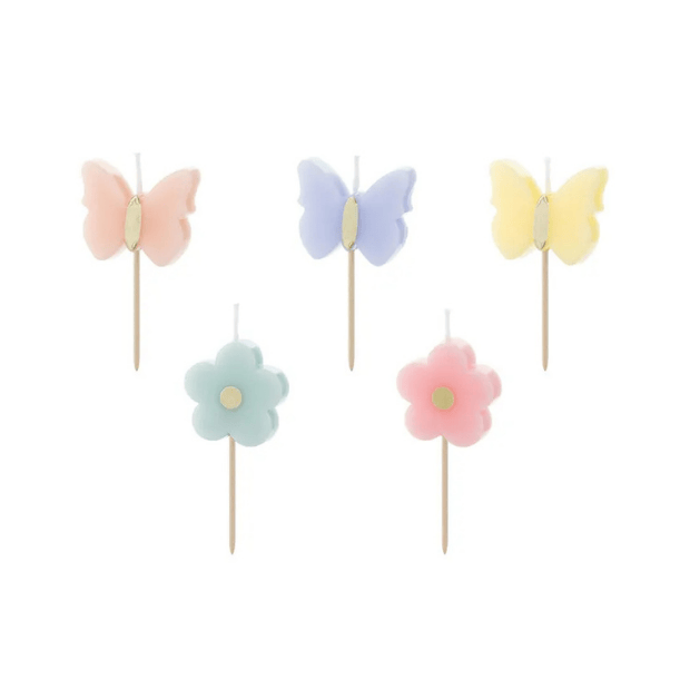 Partydeco Kuchenkerze Schmetterling