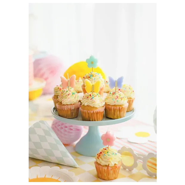 Partydeco Kuchenkerze Schmetterling