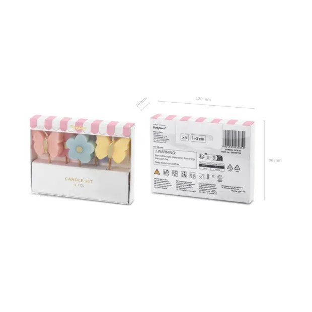 Partydeco Kuchenkerze Schmetterling