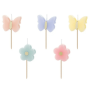 Partydeco Kuchenkerze Schmetterling