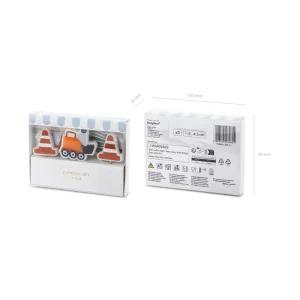 Partydeco Kuchenkerze Baustelle