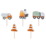 Partydeco Kuchenkerze Baustelle