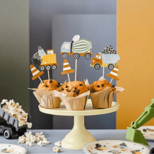 Partydeco Cupcake Deko Baustelle