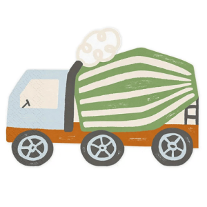 Partydeco Servietten Baustelle