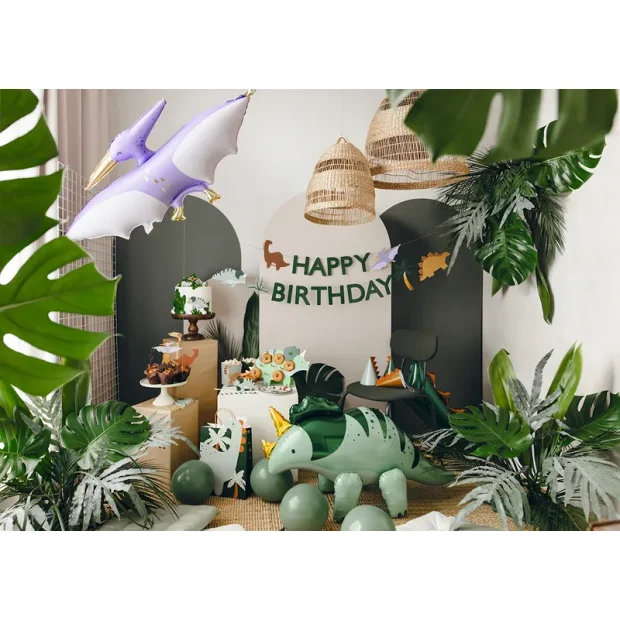 Partydeco Geburtstag Girlande Dino