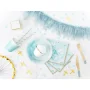 Partydeco Konfetti Kreise blau