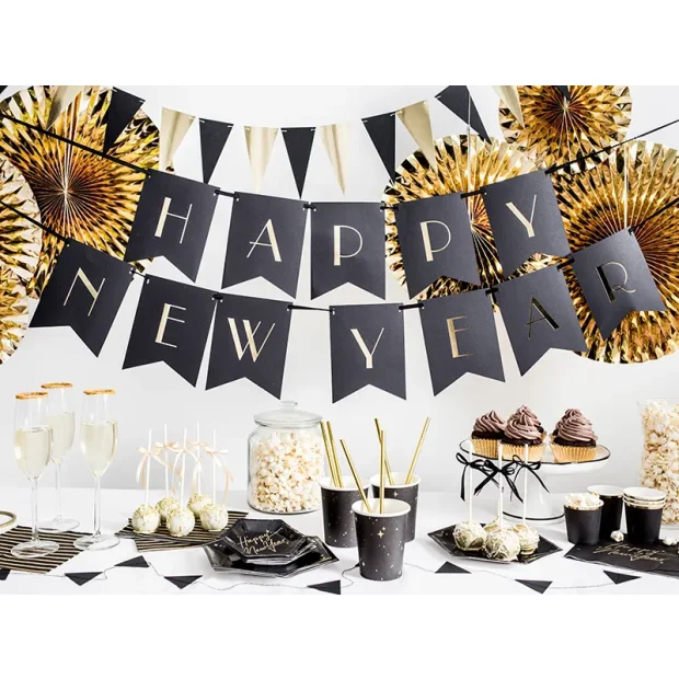 Partydeco Konfetti Kreise gold