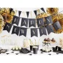 Partydeco Konfetti Kreise gold