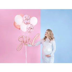 Partydeco Konfetti Kreise Rose Gold