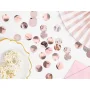 Partydeco Konfetti Kreise Rose Gold