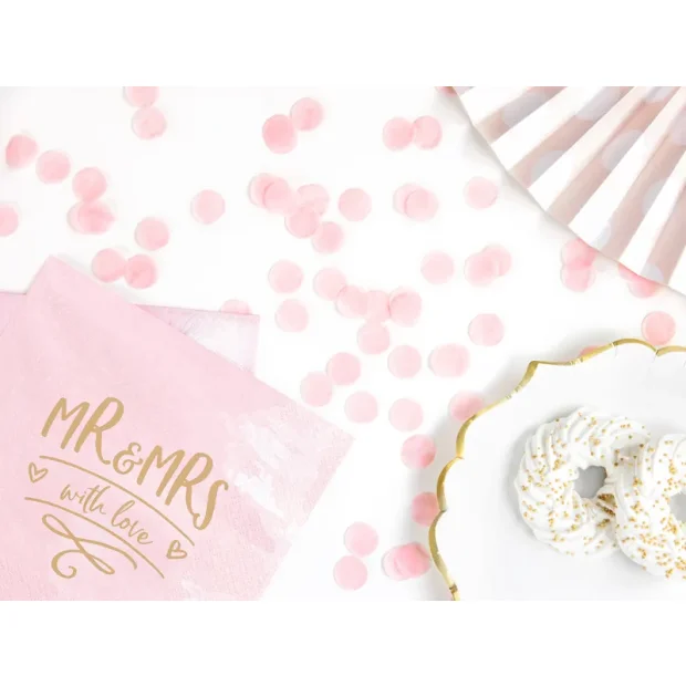 Partydeco Konfetti Kreise rosa