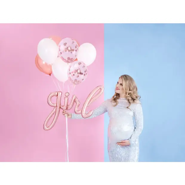 Partydeco Konfetti Kreise rosa