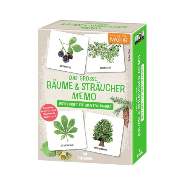 Bäume und Sträucher Memo