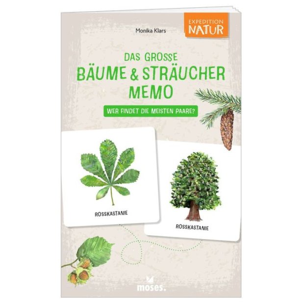Bäume und Sträucher Memo