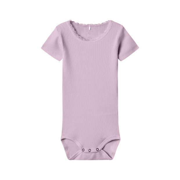 name it Basic Body kurzarm rosa Borte