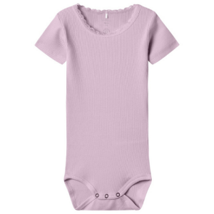 name it Basic Body kurzarm rosa Borte