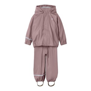 name it Regenhose und Regenjacke rosa