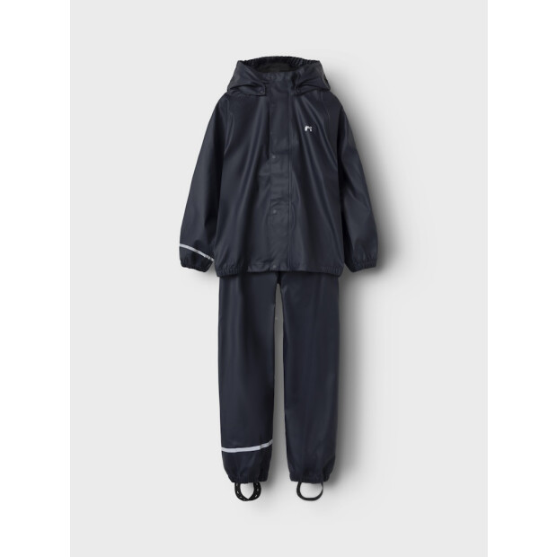 name it Regenhose und Regenjacke blau