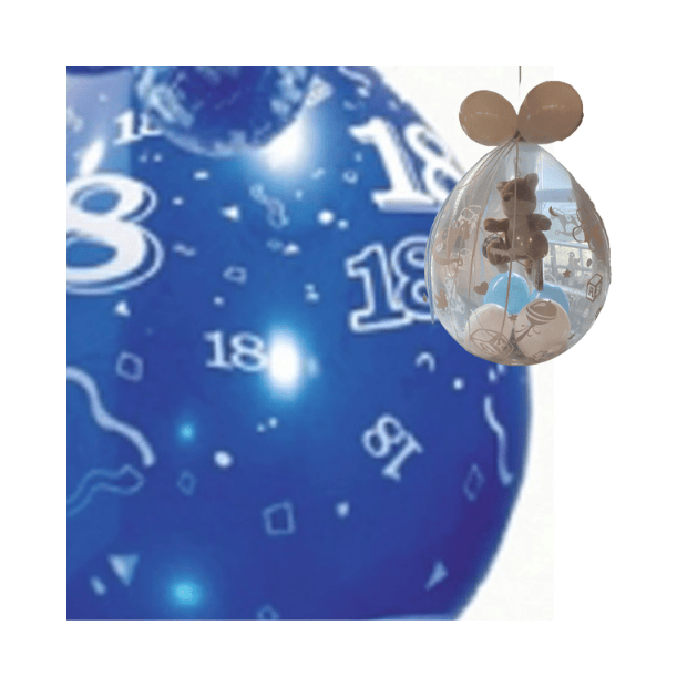 Verpackungsballon 18. Geburtstag