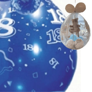 Verpackungsballon 18. Geburtstag