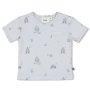 T-Shirt Bauernhof blau