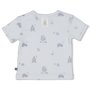 T-Shirt Bauernhof blau