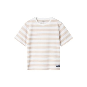 Jungen T-Shirt Ringel beige