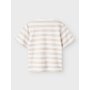 Jungen T-Shirt Ringel beige
