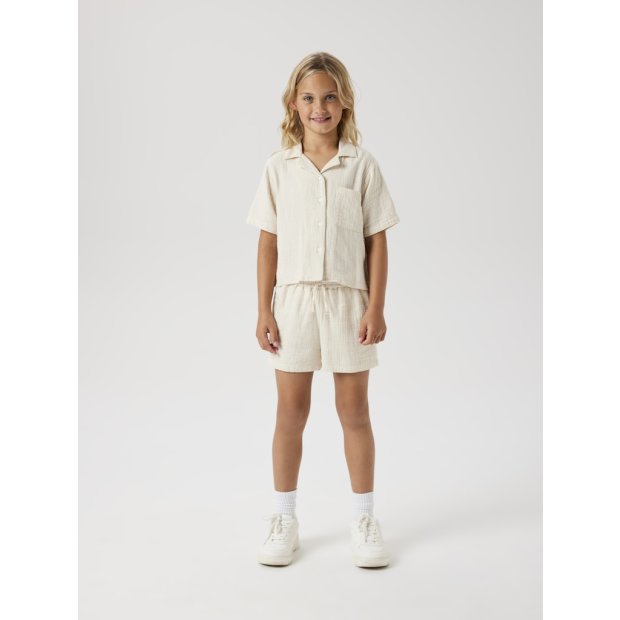 Mädchen Bluse natur