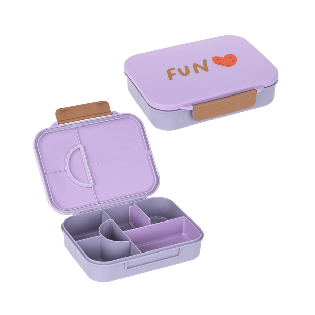 Bento Lunchbox Herz lila