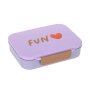 Bento Lunchbox Herz lila