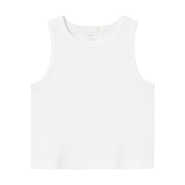 Mädchen basic Top weiß