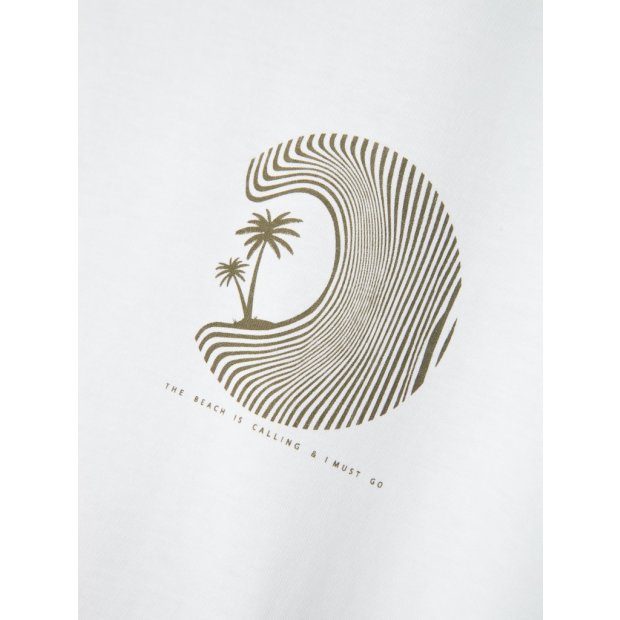 Jungen T-Shirt Beach weiß