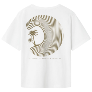 Jungen T-Shirt Beach weiß