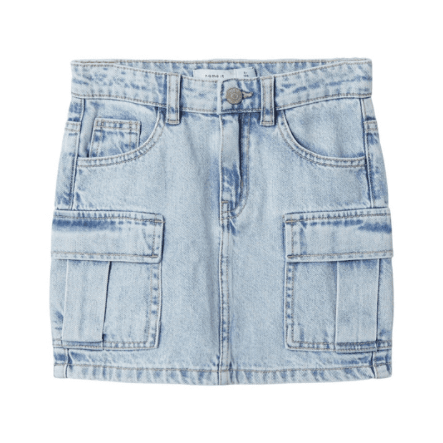 Mädchen Jeansrock Cargo
