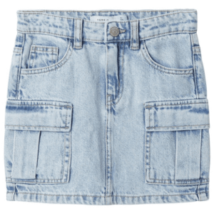 Mädchen Jeansrock Cargo
