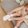 Socken 2er-Pack rosa weiß