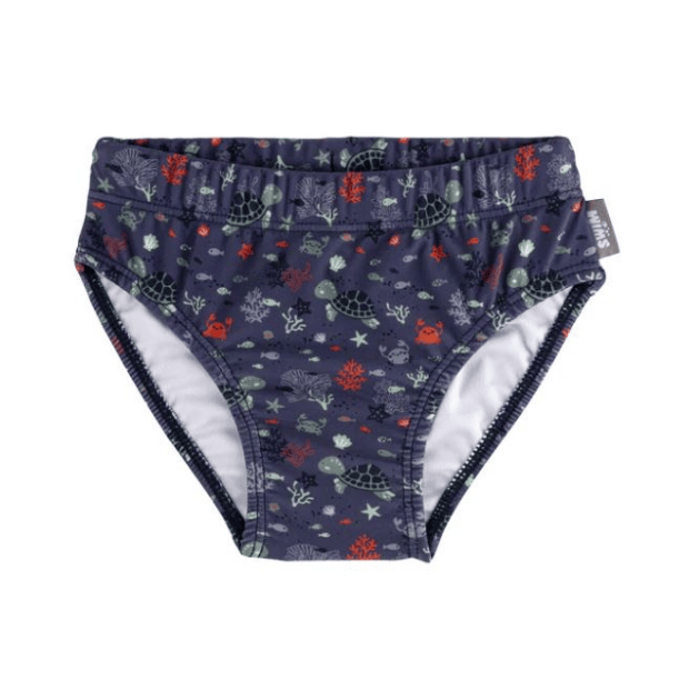 Badehose Schildkröte blau