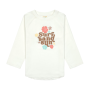 Lässig UV Shirt Kinder Langarm - Blumen, Weiß